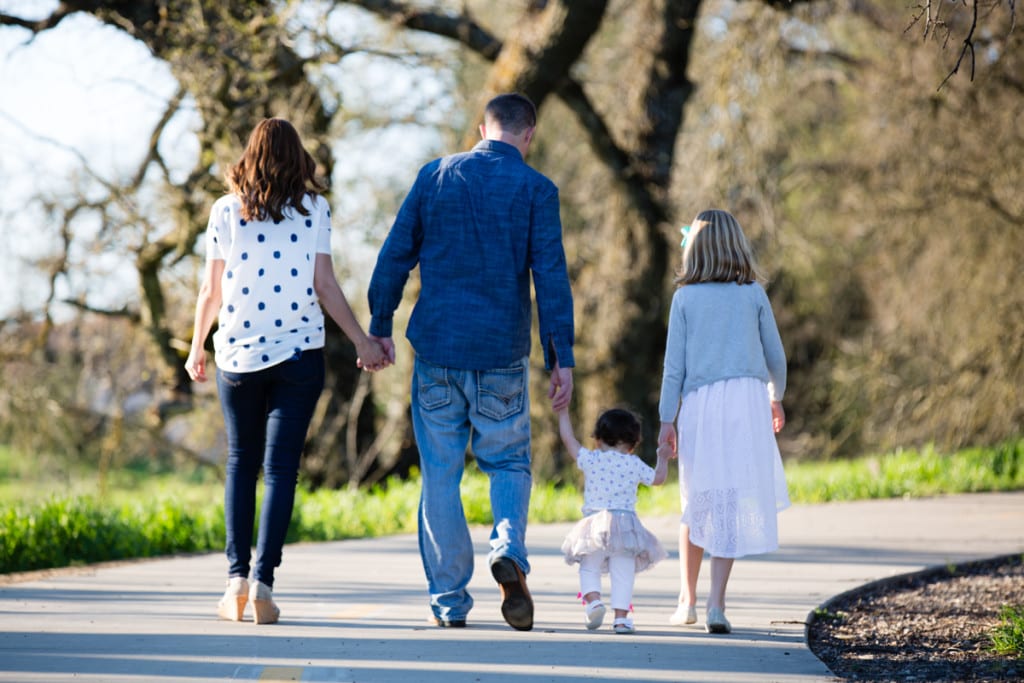 family-walking-together